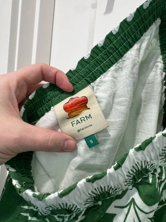 Farm Rio Macaw Green Elegance Crop and Maxi Set VGUC - Picture 6 of 10